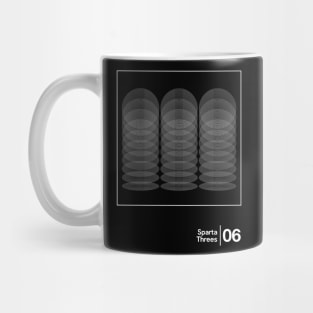 Sparta - Threes / Minimal Style Graphic Artwork Design Mug